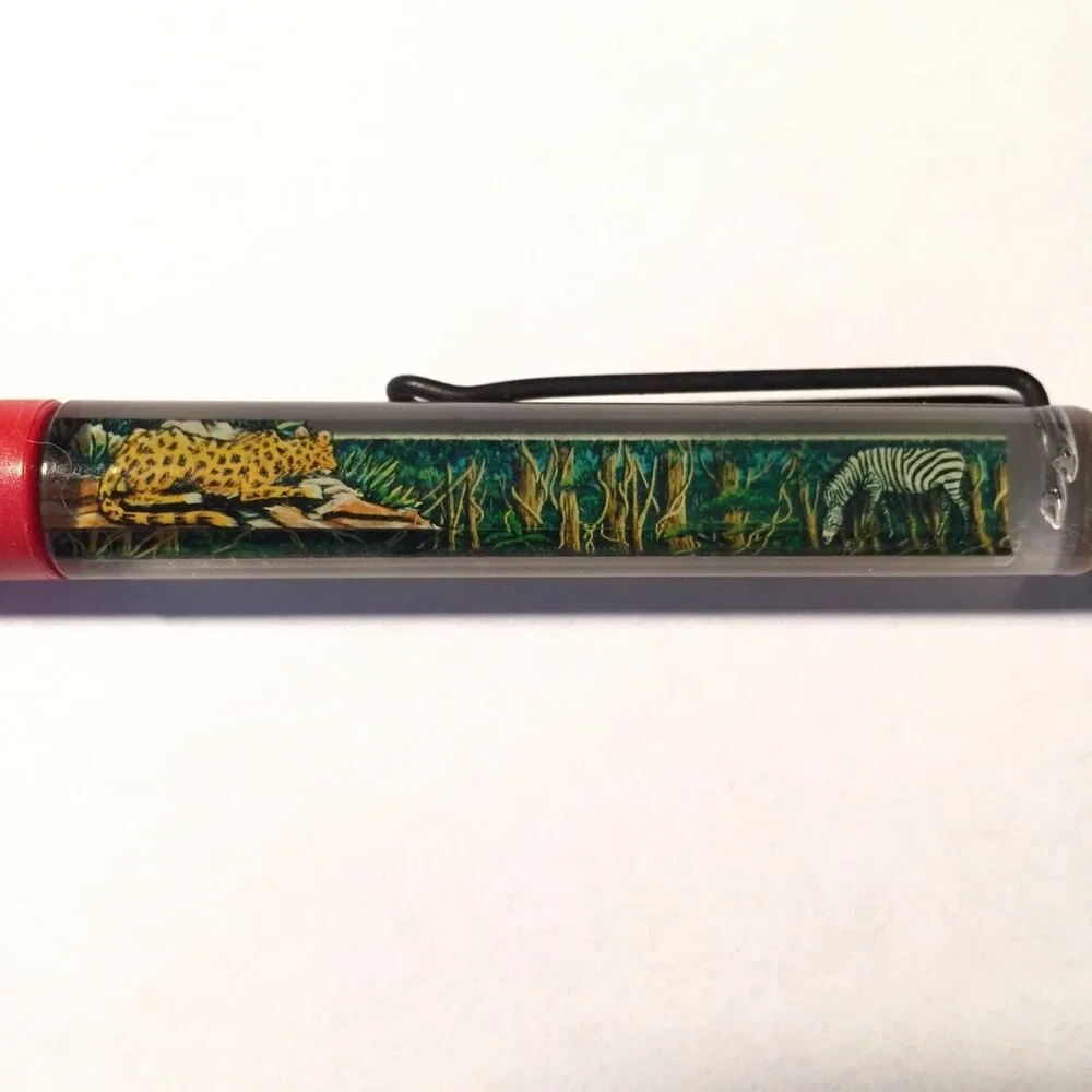 Fossil Rim Wildlife Center Texas Floaty Pen Cheetah Stalks Zebra Zoo Souvenir